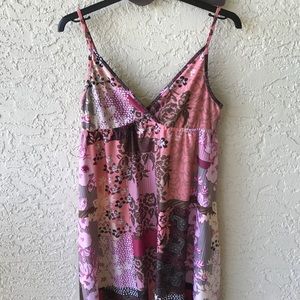 Lucky Brand spandex floral sundress